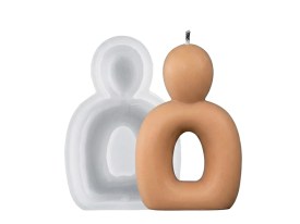 Molde silicona figura abstracta chica